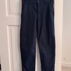 Lands End navy performance wear uniform pants. Size 12.